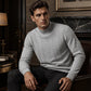 🧶 LE CHARME DE LA MAILLE | Pull Homme Torsadé à Col Roulé -50 %