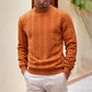 🧶 LE CHARME DE LA MAILLE | Pull Homme Torsadé à Col Roulé -50 %