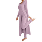 ✨ LE CASUAL QUI CHANGE DES BASIQUES | Ensemble Femme Côtelé 2 Pièces à Haut Long -50 %