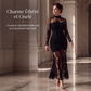 🖤 L'ÉLÉGANCE EN DENTELLE | Robe Longue Femme à Manches en Dentelle -50 %