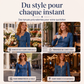 ✨ LE DÉTAIL QUI FAIT BOUGER LE LOOK | Robe Femme Ajustée à Franges & Demi-Zip -50 %