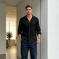 👔 LE CASUAL AVEC PLUS DE RELIEF | Chemise Homme Texture Nid d'Abeille -50 %