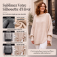 🍂 LE BASIQUE QU'ON PORTE ENCORE ET ENCORE | Pull Femme Décontracté à Col Rond -50 %