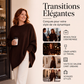🍂 LE BASIQUE QU'ON PORTE ENCORE ET ENCORE | Pull Femme Décontracté à Col Rond -50 %