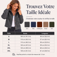 🍂 LE VELOURS CÔTELÉ AUTREMENT | Veste Femme Décontractée à Capuche -50 %
