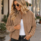 🍂 LE VELOURS CÔTELÉ AUTREMENT | Veste Femme Décontractée à Capuche -50 %