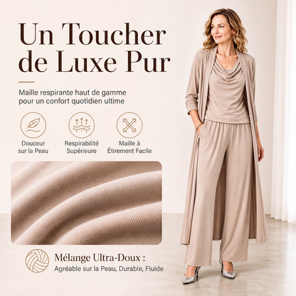 ✨ OFFRE EXCLUSIVE · -50 % | Ensemble Femme 3 Pièces Chic & Décontracté