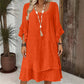 ☀️ OFFRE D'ÉTÉ · -50 % | Robe Ample à Manches Volantées
