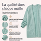 ✨ OFFRE PRIVILÈGE · -50 % | Cardigan Femme en Maille – Chic & Décontracté
