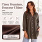✨ OFFRE PRIVILÈGE · -50 % | Robe Chemise Femme en Coton & Lin