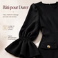 ✨ OFFRE PRIVILÈGE · -50 % | Robe Midi Cintrée à Manches Structurées