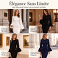 ✨ OFFRE PRIVILÈGE · -50 % | Robe Midi Cintrée à Manches Structurées