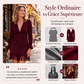 ✨ OFFRE PRIVILÈGE · -52 % | Robe Bohème Femme à Franges & Manches Volantées