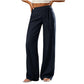 ✨ OFFRE PRIVILÈGE · -50 % | Pantalon Large Rayé Femme – Chic Décontracté