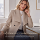 ✨ OFFRE PRIVILÈGE · -51 % | Manteau Femme Cintré à Double Boutonnage