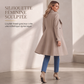 ✨ OFFRE PRIVILÈGE · -51 % | Manteau Femme Cintré à Double Boutonnage