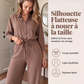 ✨ OFFRE PRIVILÈGE · -50 % | Combinaison Chemise Femme à Jambes Larges