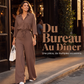 ✨ OFFRE PRIVILÈGE · -50 % | Combinaison Chemise Femme à Jambes Larges