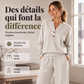 🌸 OFFRE LIMITÉE –50% ! ✨ Ensemble top fluide et pantalon large pour femme