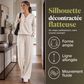 🌸 OFFRE LIMITÉE –50% ! ✨ Ensemble top fluide et pantalon large pour femme