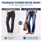 ✨ OFFRE PRIVILÈGE · -53 % | Jean Stretch Femme à Ourlets Boutonnés