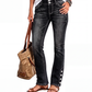 ✨ OFFRE PRIVILÈGE · -53 % | Jean Stretch Femme à Ourlets Boutonnés
