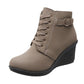 ✨ OFFRE PRIVILÈGE · -50 % | Bottines Compensées Femme à Zip Latéral