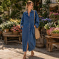 🌸 OFFRE LIMITÉE –50% ! ✨ Robe chemise en jean décontractée et ample pour femme
