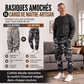 Pantalon cargo de sport camouflage à cordon de serrage pour homme