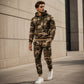 📢📢50 % DE RÉDUCTION !! ⏰ Ensemble sweat à capuche chaud et pantalon camouflage pour homme
