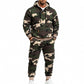 📢📢50 % DE RÉDUCTION !! ⏰ Ensemble sweat à capuche chaud et pantalon camouflage pour homme