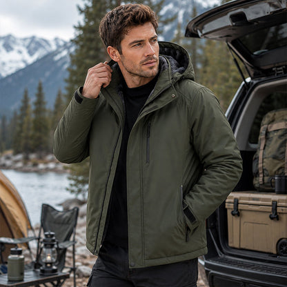 Veste coquille d'hiver coupe-vent