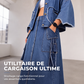 🌙 OFFRE LIMITÉE -50% ! 💕 Robe longue en jean amincissante
