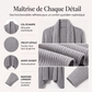 🌸 OFFRE LIMITÉE –50% ! ✨ Cardigan décontracté pour femme avec pan avant ouvert et effet drapé