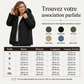 🌙 OFFRE LIMITÉE -50% ! 💕 Manteaux à capuche matelassés diamant pour femme, pour l'hiver