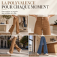 🌸 OFFRE LIMITÉE –50% ! ✨ Jeans décontractés taille haute jambe large pour femme
