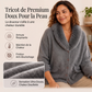 🌸 OFFRE LIMITÉE –50% ! ✨ Cardigan en maille à col fourrure pour femme