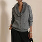 🌸 OFFRE LIMITÉE –50% ! ✨ Cardigan en maille à col fourrure pour femme