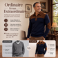 📢📢50 % DE RÉDUCTION !! ⏰ Pull en maille velours côtelé à col demi-zip pour homme
