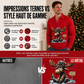 📢📢50 % DE RÉDUCTION !! ⏰ Haut à col pour homme à motif d'élan à manches longues