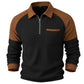 📢📢50 % DE RÉDUCTION !! ⏰ Sweat décontracté pour homme en maille gaufrette à quart de zip