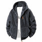 📢📢50 % DE RÉDUCTION !! ⏰ Veste en polaire à capuche zippée pour homme