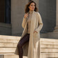 🌸 OFFRE LIMITÉE –50% ! ✨ Cardigan long en maille à col ouvert pour femme
