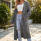 🌸 OFFRE LIMITÉE –50% ! ✨ Cardigan long en maille à col ouvert pour femme