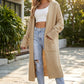 🌸 OFFRE LIMITÉE –50% ! ✨ Cardigan long en maille à col ouvert pour femme