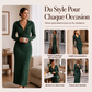 🌸 OFFRE LIMITÉE –50% ! ✨ Robe longue à capuche en maille côtelée pour femme