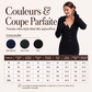 🌸 OFFRE LIMITÉE –50% ! ✨ Robe longue à capuche en maille côtelée pour femme
