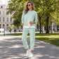🌙 OFFRE LIMITÉE -50% ! 💕 Ensemble sweat et pantalon fausse deux pièces pour femme