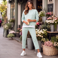 🌙 OFFRE LIMITÉE -50% ! 💕 Ensemble sweat et pantalon fausse deux pièces pour femme