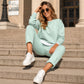 🌙 OFFRE LIMITÉE -50% ! 💕 Ensemble sweat et pantalon fausse deux pièces pour femme